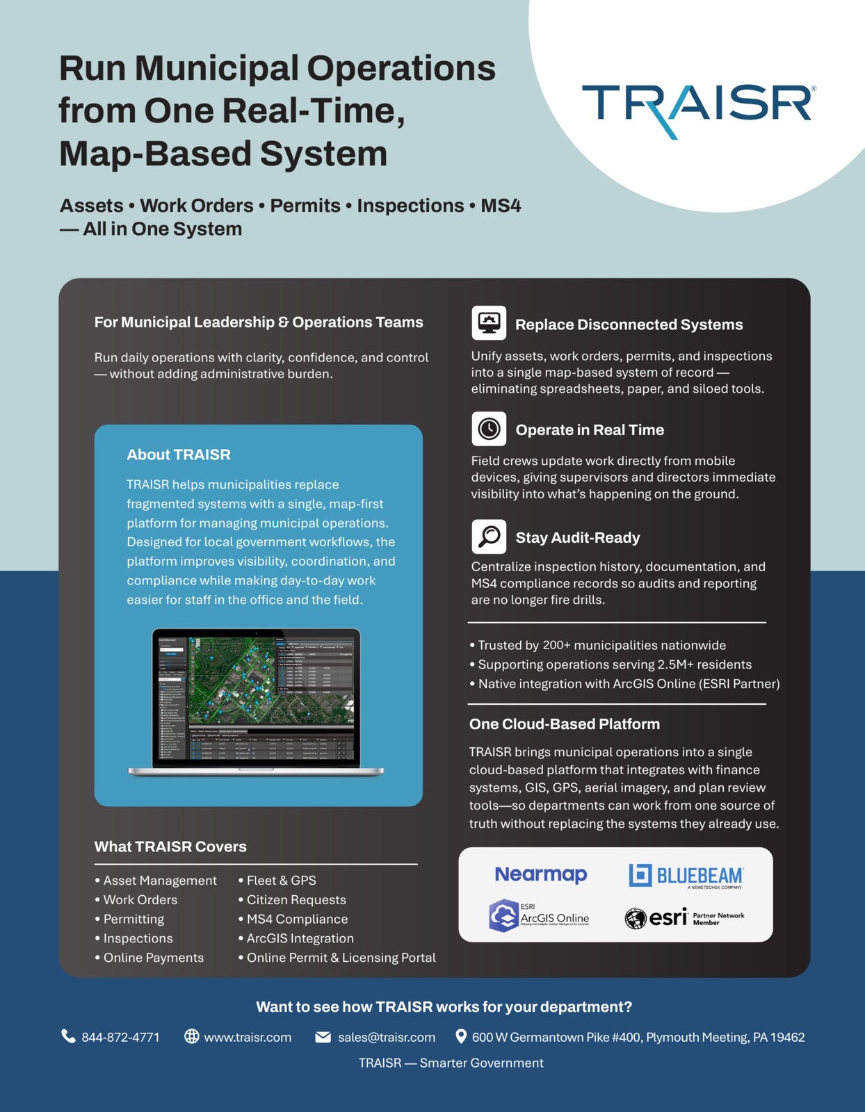 TRAISR Executive Brief — first page preview